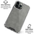 Speckle Grey Concrete iPhone 16 Pro Clear Case