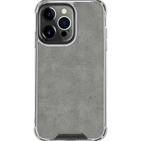 Speckle Grey Concrete iPhone 16 Pro Max Clear Case