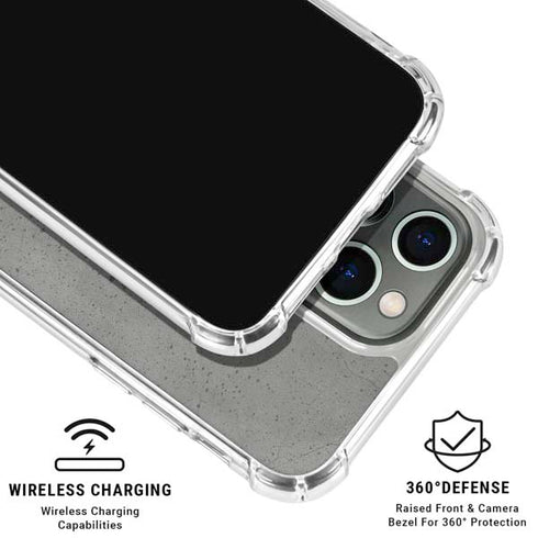 Speckle Grey Concrete iPhone 16 Pro Max Clear Case