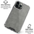 Speckle Grey Concrete iPhone 16 Pro Max Clear Case