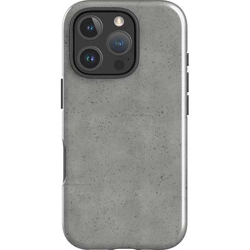 Speckle Grey Concrete iPhone 16 Pro Max Impact Case