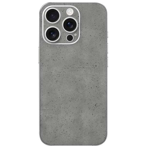 Speckle Grey Concrete iPhone 16 Pro Skin