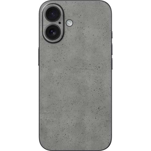 Speckle Grey Concrete iPhone 16 Skin