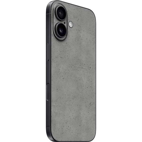 Speckle Grey Concrete iPhone 16 Skin