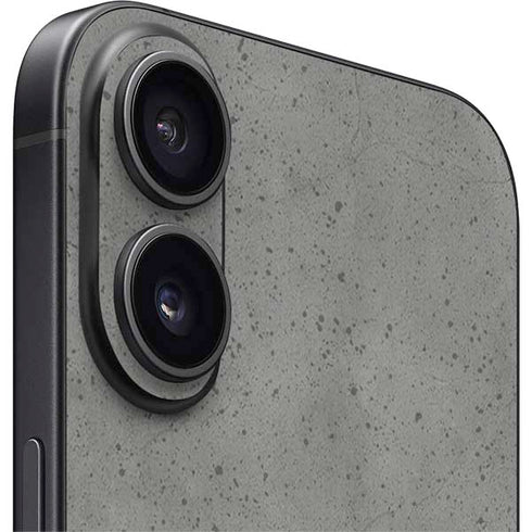 Speckle Grey Concrete iPhone 16 Skin