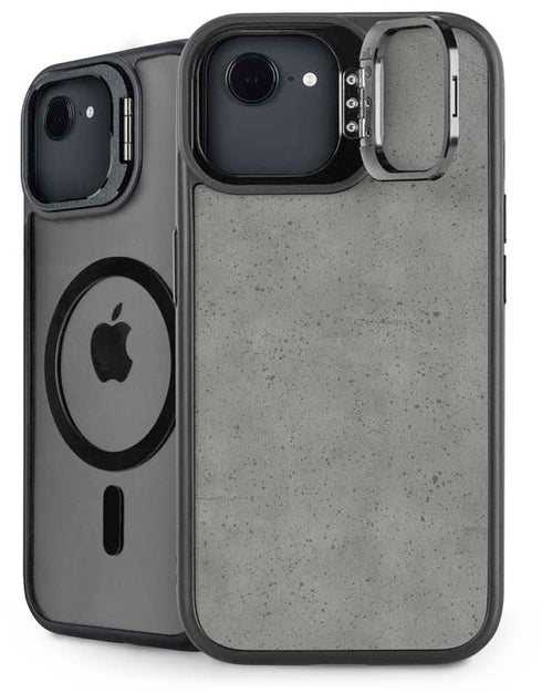 Speckle Grey Concrete iPhone 16e Kickstand Case