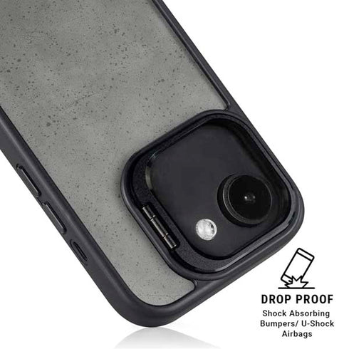 Speckle Grey Concrete iPhone 16e Kickstand Case