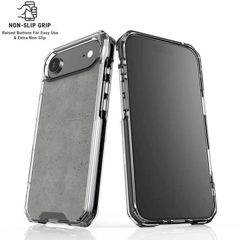 Speckle Grey Concrete iPhone 17 Air Clear Case