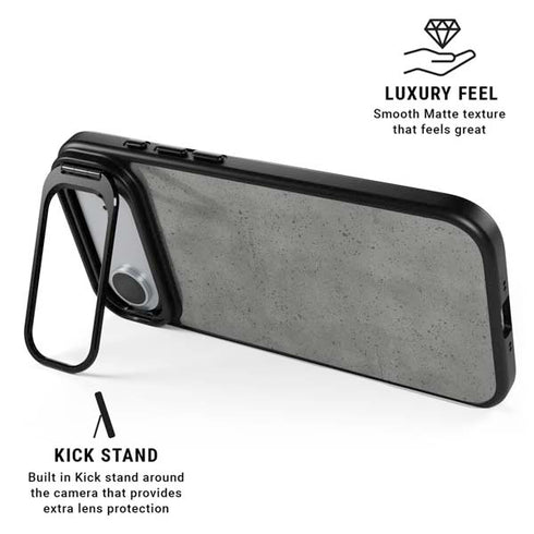 Speckle Grey Concrete iPhone 17 Air Kickstand Case