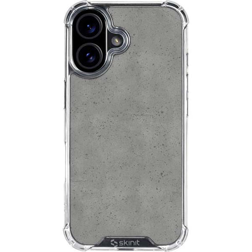 Speckle Grey Concrete iPhone 17 Clear Case