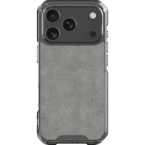 Speckle Grey Concrete iPhone 17 Pro Clear Case