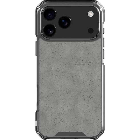 Speckle Grey Concrete iPhone 17 Pro Max Clear Case