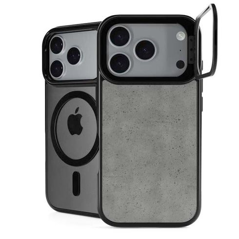Speckle Grey Concrete iPhone 17 Pro Max Kickstand Case