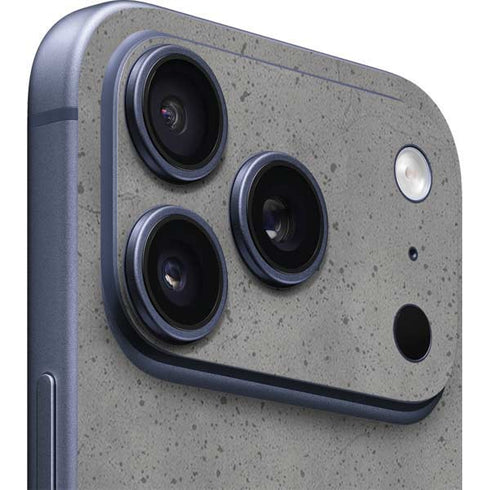 Speckle Grey Concrete iPhone 17 Pro Skin