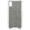 Speckle Grey Concrete iPhone XS Clear Case