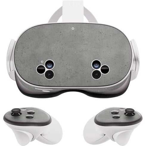 Speckle Grey Concrete Meta Quest 3S Skin