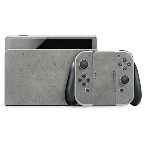 Speckle Grey Concrete Nintendo Skins