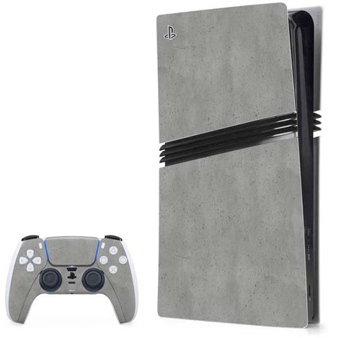 Speckle Grey Concrete PS5 Pro Bundle Skin