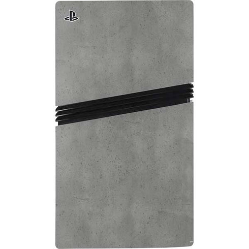 Speckle Grey Concrete PS5 Pro Disk Console Skin