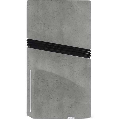 Speckle Grey Concrete PS5 Pro Disk Console Skin
