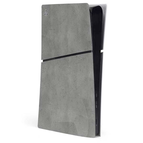 Speckle Grey Concrete PS5 Slim Digital Edition Console Skin