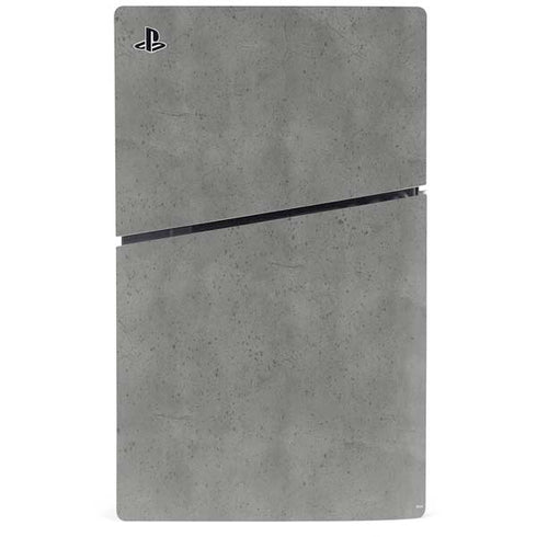 Speckle Grey Concrete PS5 Slim Digital Edition Console Skin