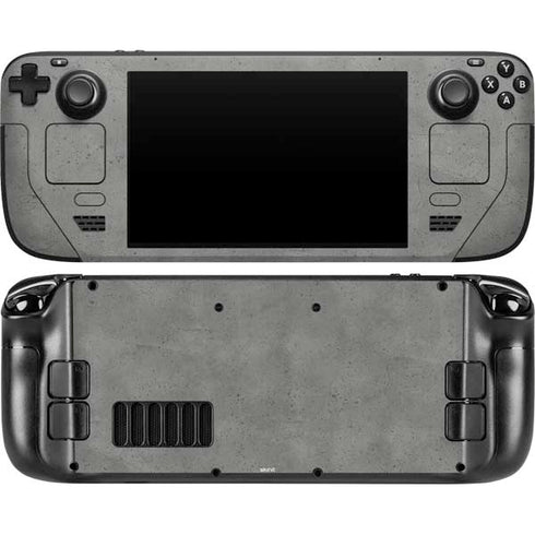 Speckle Grey Concrete Steam Deck Handheld Gaming Computer OLED Skin