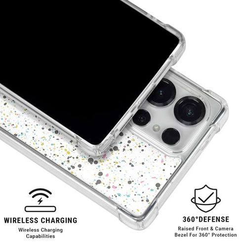 Speckled Funfetti Galaxy S25 Ultra Clear Case