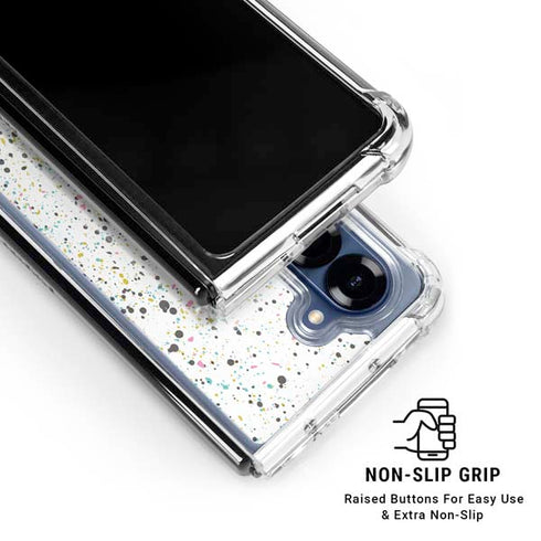 Speckled Funfetti Galaxy Z Fold6 Clear Case
