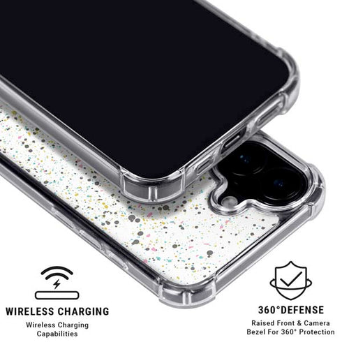 Speckled Funfetti iPhone 16 Clear Case