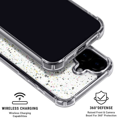 Speckled Funfetti iPhone 17 Clear Case
