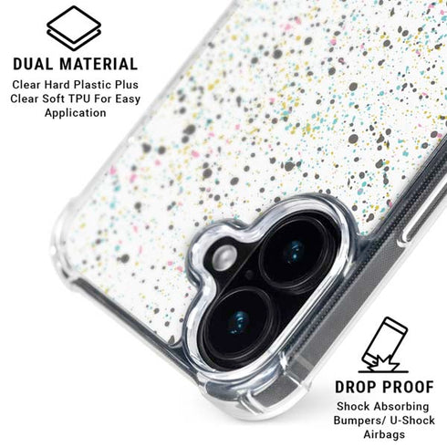 Speckled Funfetti iPhone 17 Clear Case