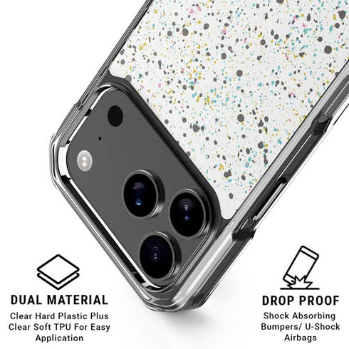 Speckled Funfetti iPhone 18 Pro Clear Case