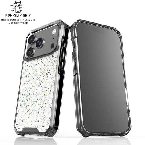 Speckled Funfetti iPhone 18 Pro Clear Case