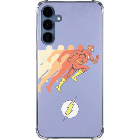 DC Comics The Flash Speed Mode Pose Galaxy A35 5G Clear Case
