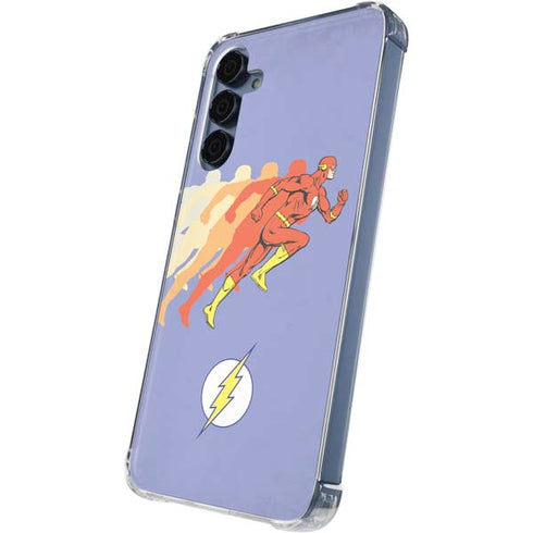 DC Comics The Flash Speed Mode Pose Galaxy A35 5G Clear Case