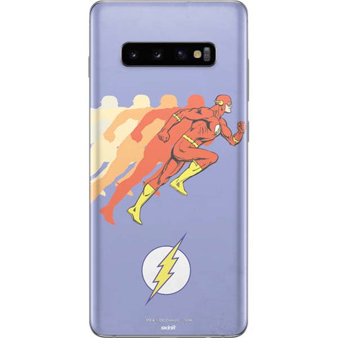 DC Comics The Flash Speed Mode Pose Galaxy S10 Plus Skin