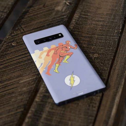 DC Comics The Flash Speed Mode Pose Galaxy S10 Skin