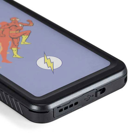 DC Comics The Flash Speed Mode Pose Galaxy S24 Waterproof Case