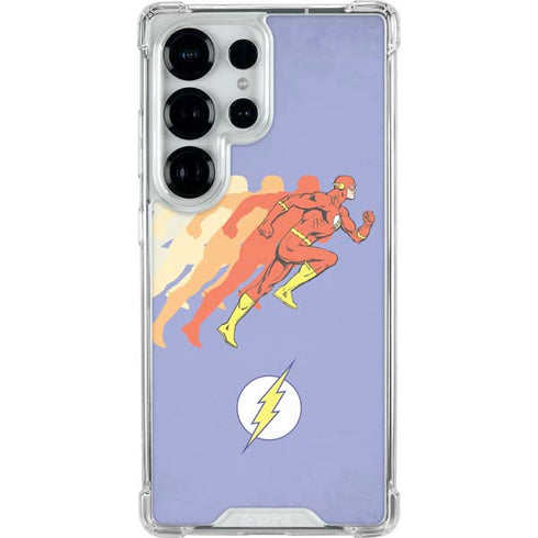 DC Comics The Flash Speed Mode Pose Galaxy S25 Ultra Clear Case