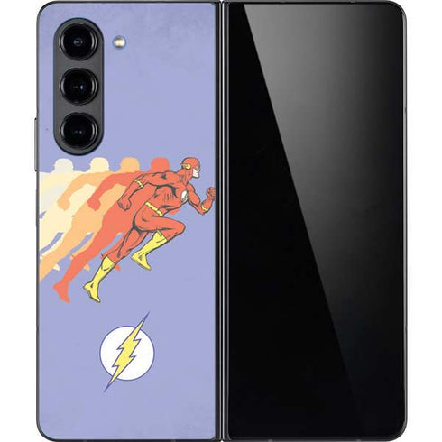 DC Comics The Flash Speed Mode Pose Galaxy Z Fold5 5G Skin