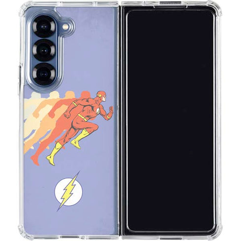 DC Comics The Flash Speed Mode Pose Galaxy Z Fold6 Clear Case