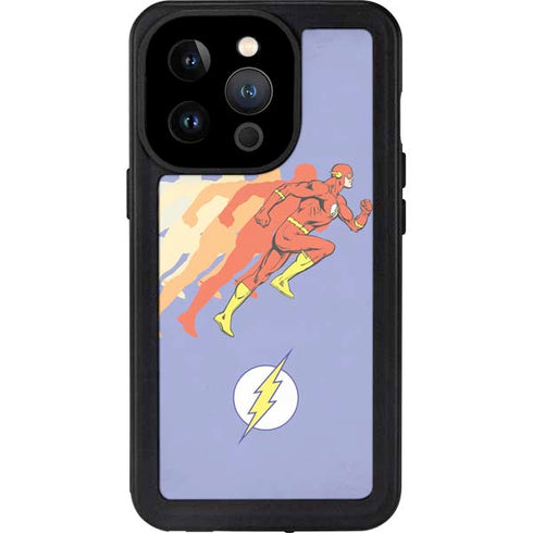DC Comics The Flash Speed Mode Pose iPhone 15 Pro Waterproof Case
