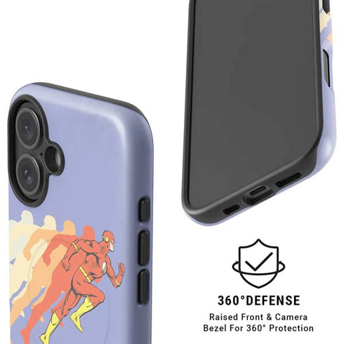 DC Comics The Flash Speed Mode Pose iPhone 16 Magsafe Impact Case