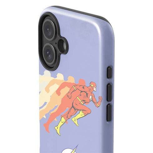 DC Comics The Flash Speed Mode Pose iPhone 16 Plus Impact Case