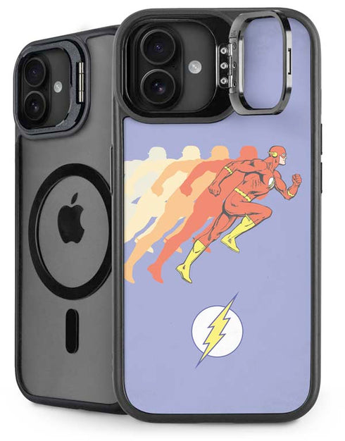 DC Comics The Flash Speed Mode Pose iPhone 16 Plus Kickstand Case