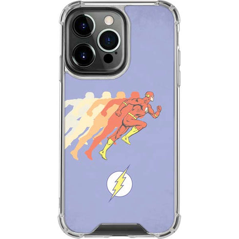 DC Comics The Flash Speed Mode Pose iPhone 16 Pro Clear Case