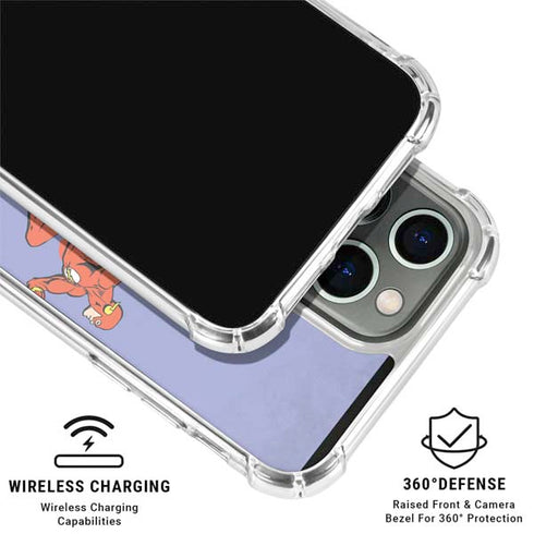 DC Comics The Flash Speed Mode Pose iPhone 16 Pro Max Clear Case