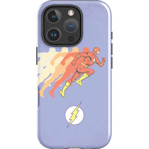 DC Comics The Flash Speed Mode Pose iPhone 16 Pro Max Impact Case
