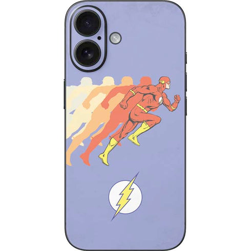 DC Comics The Flash Speed Mode Pose iPhone 16 Skin